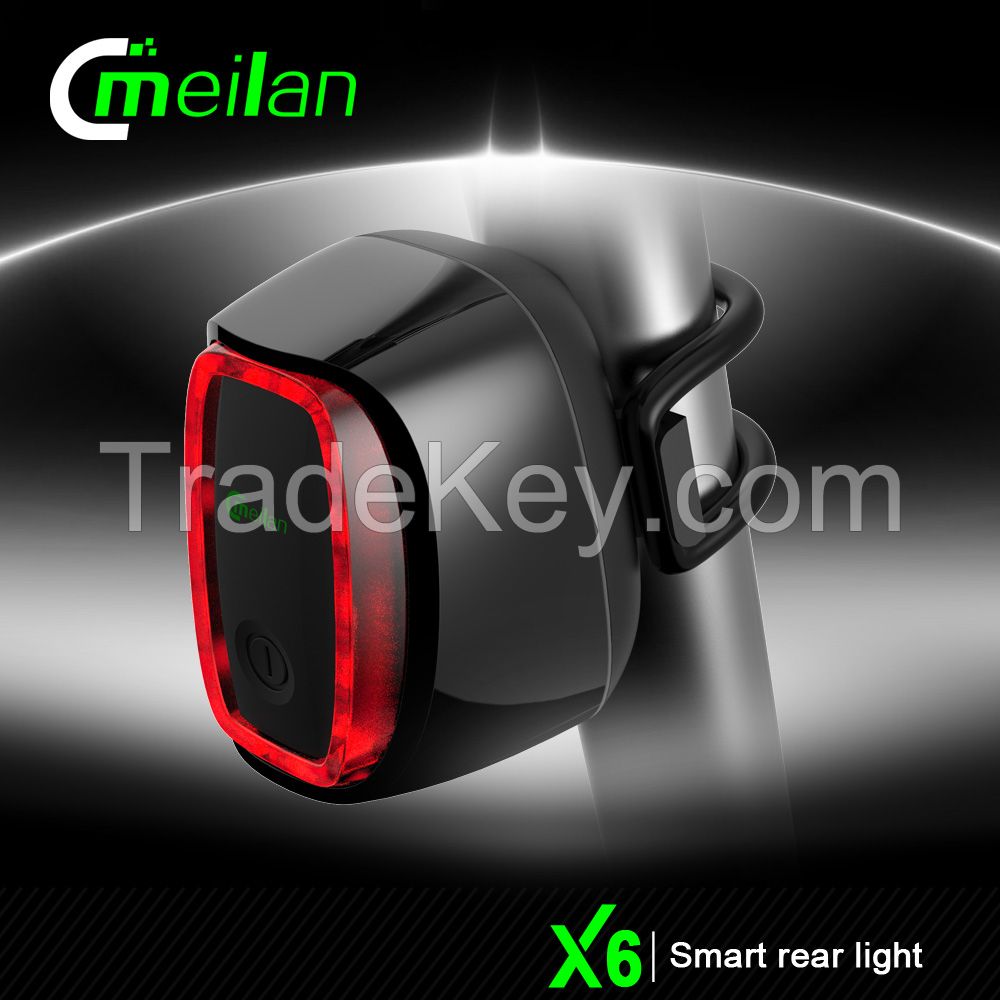 Meilan X6 Usb Reachargeable Led Bike Rear Tail Light