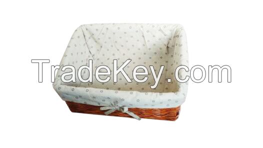 High quality delicate wicker storage basket