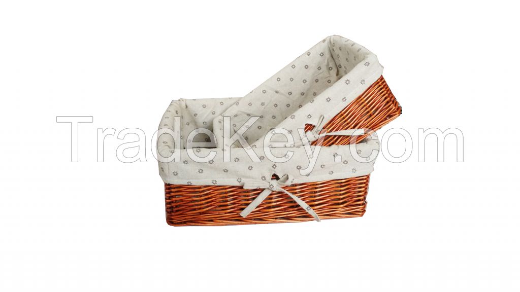 High quality delicate wicker storage basket