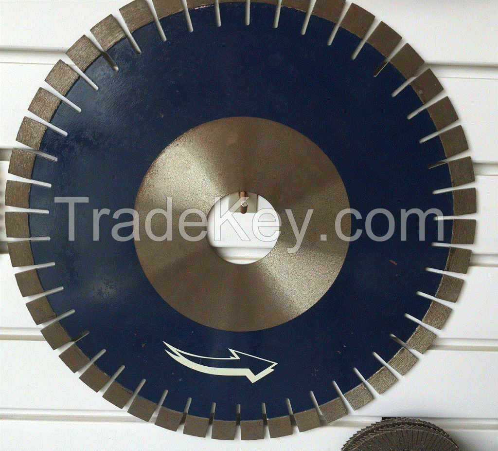 Sandwich type saw blade for granite, good quality and expensive