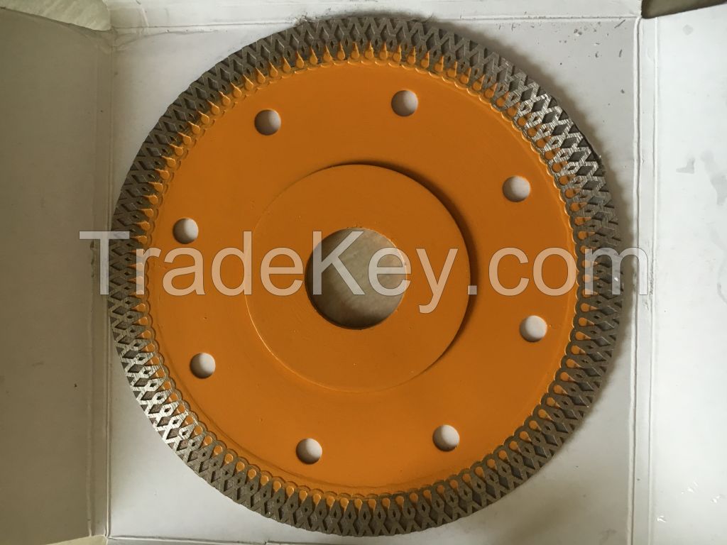 Ceramic saw blade for cutting