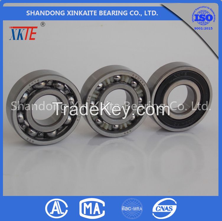 best sales XKTE brand conveyor roller bearing 6204 C3/C4 for mining machine from china bearing manufacturer