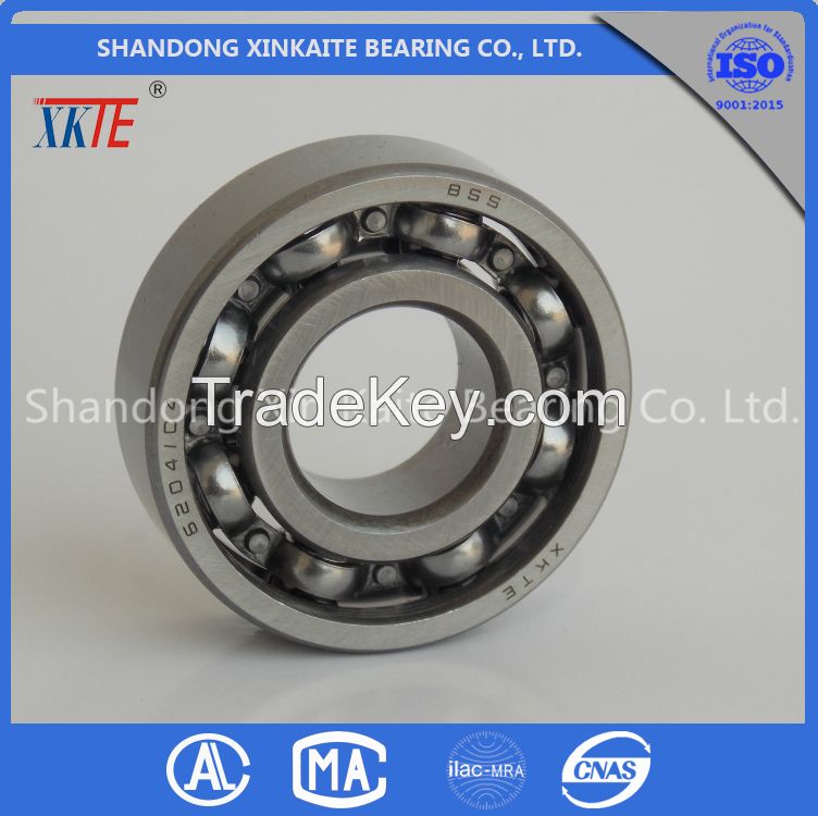 best sales XKTE brand conveyor roller bearing 6204 C3/C4 for mining machine from china bearing manufacturer