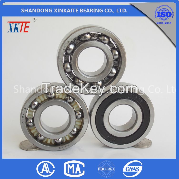 best sales XKTE brand 6306 C3/C4 deep groove ball bearing for conveyor roller from china bearing manufacturer