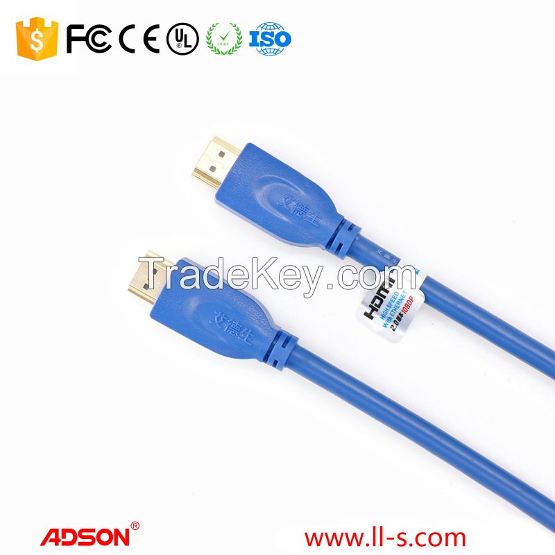 1.5m HDMI Cable HDMI 2.0 (4K @ 60Hz) Ready Braided Cord - High Speed 18Gbps - Gold Plated Connectors - Ethernet / Audio Return - Video 2160p HD 1080p 3D - up to 60M 200ft