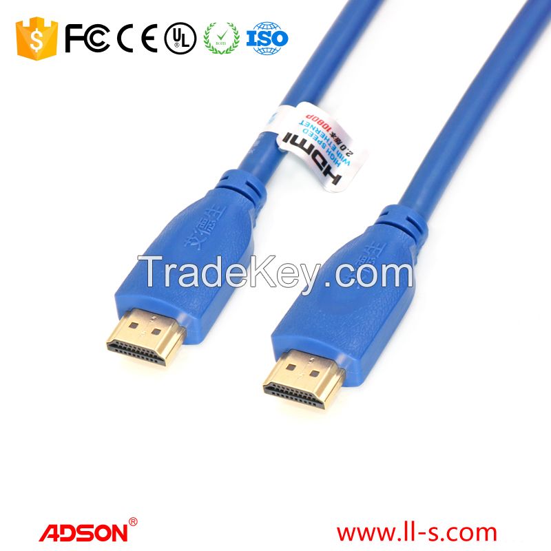 1.5m HDMI Cable HDMI 2.0 (4K @ 60Hz) Ready Braided Cord - High Speed 18Gbps - Gold Plated Connectors - Ethernet / Audio Return - Video 2160p HD 1080p 3D - up to 60M 200ft