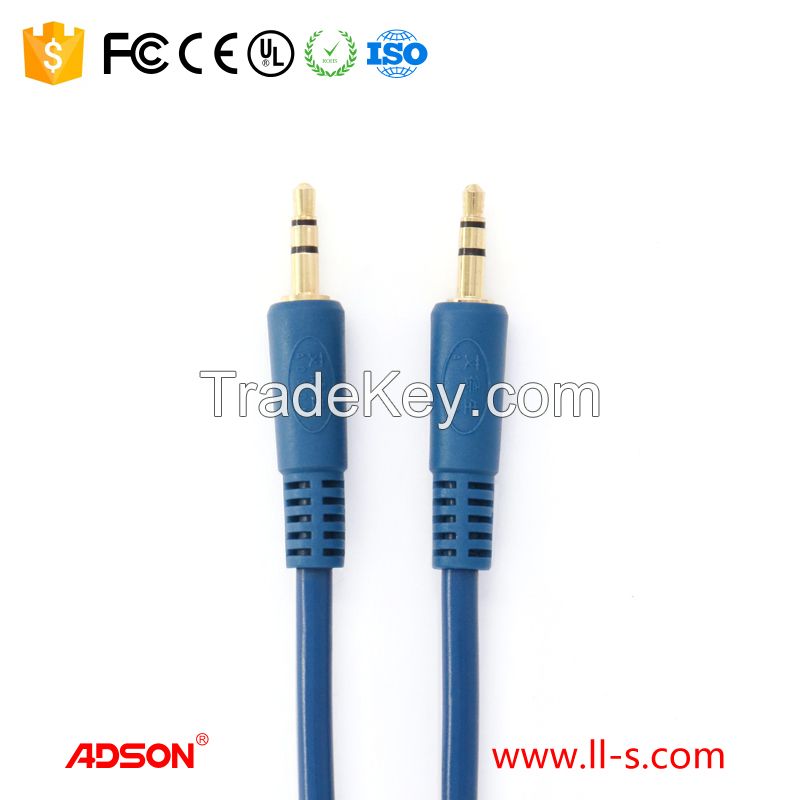 4.9ft 1.5m Adson AUX Cable Wire Male to Male Stereo Jack Plug Audio Cable DC3.5 M-M cable