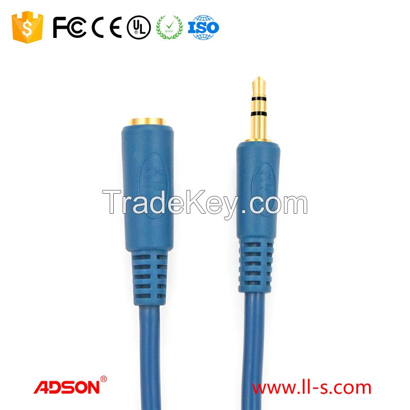 Adson 3.5mm jack audio extension cable DC3.5 male to female android tv box cable