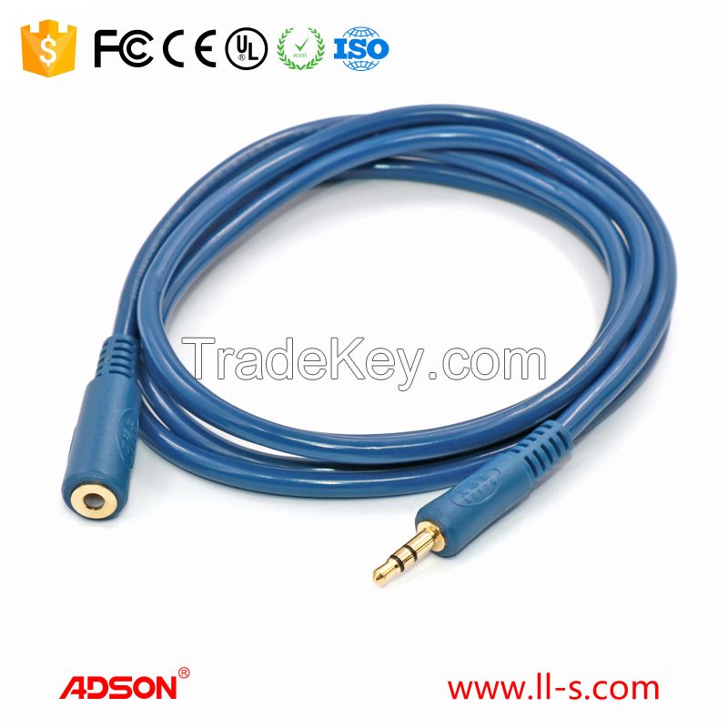 Adson 3.5mm jack audio extension cable DC3.5 male to female android tv box cable