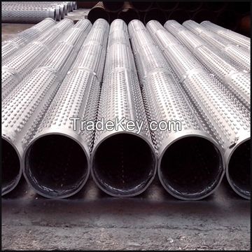 galvanized carbon steel bridge slot screen for water well drilling