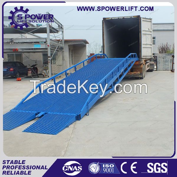 hydraulic mobile container loading dock ramp