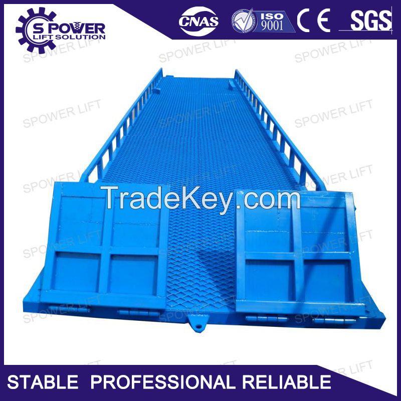 hydraulic mobile container loading dock ramp
