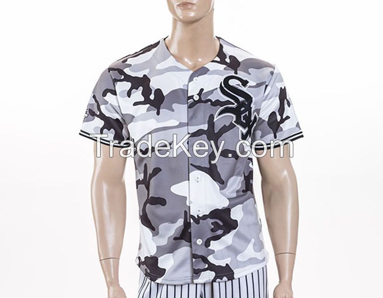 full sublimation print baseball jerseys