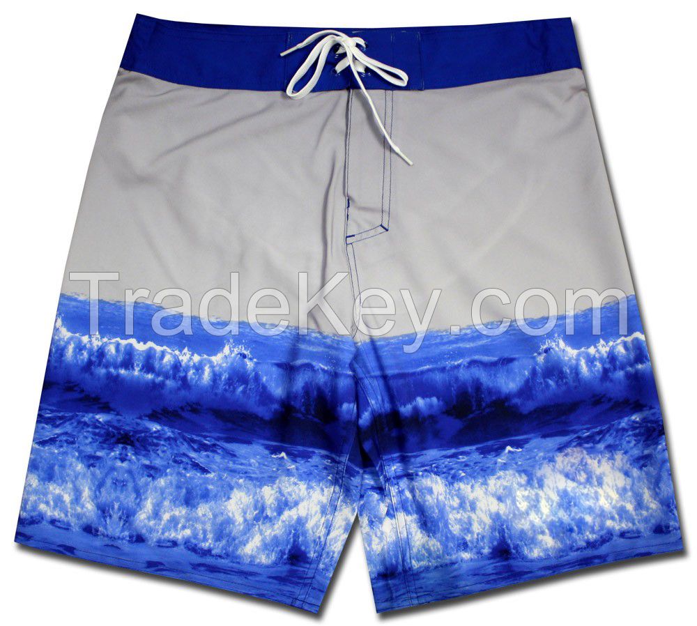 sublimated beach shorts