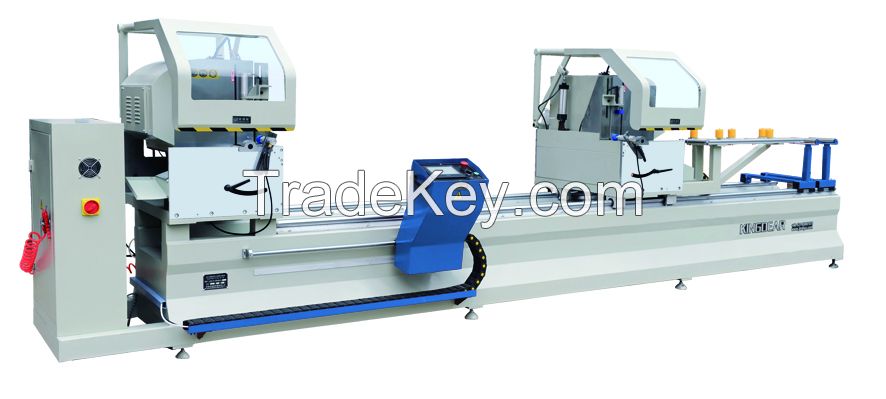 CNC double head cutting saw  for aluminum and Upvc