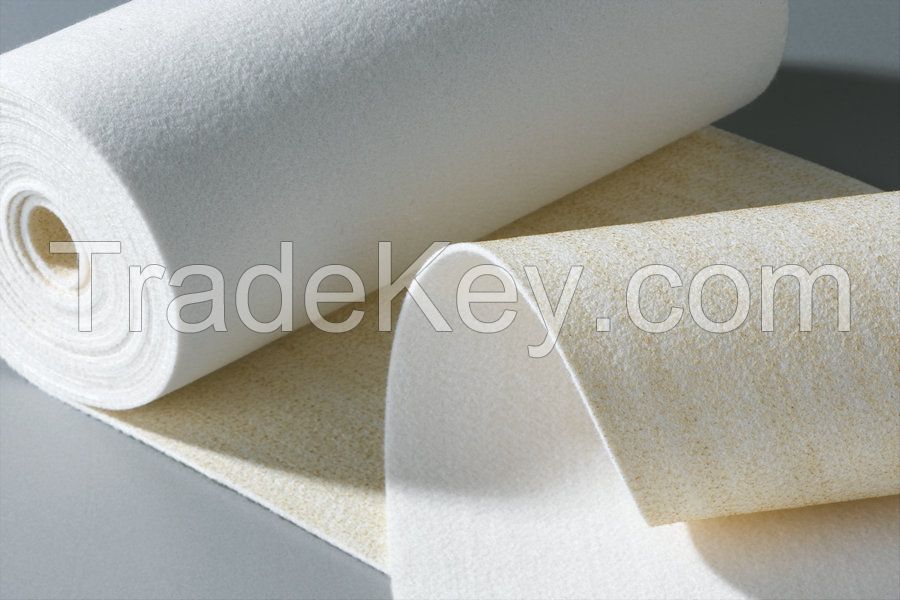 High temperature aramid  dust collector needle punched felt