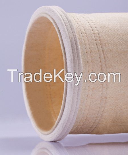 High temperature aramid  dust collector filter bag pocket 