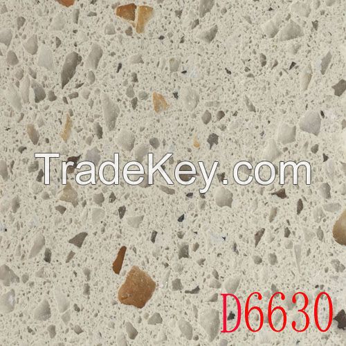 Top quality cream-colored quartz stones for house decoration