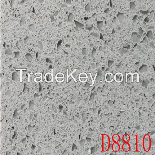 High quality nontoxic artificial gray quartz stones