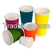 Disposable  Cold Beverage Ripple Wall Paper Cup, 8oz, 12oz
