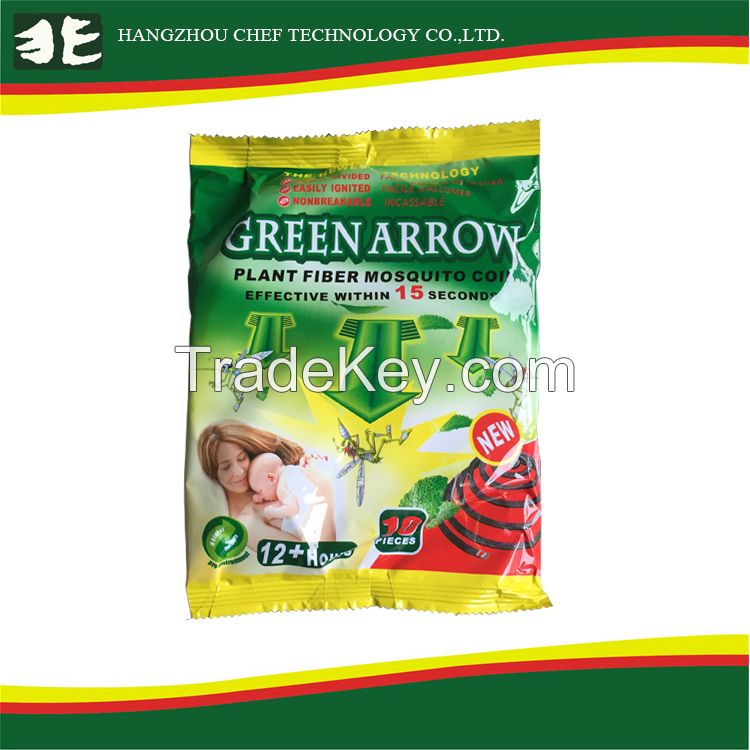 2016 NEW best quality Green Arrow anti mosquito coil