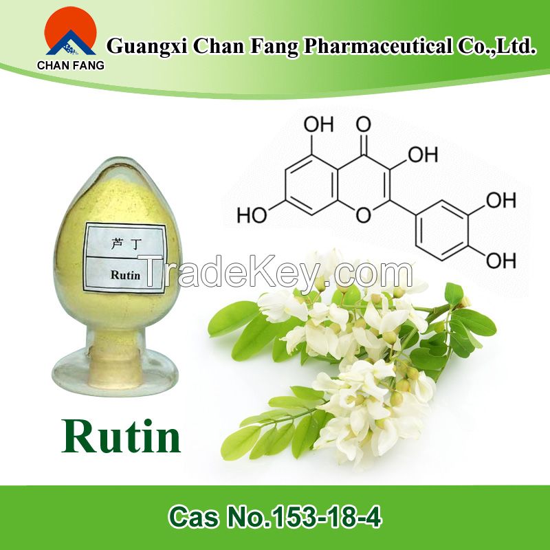 sophora japonica flower buds extract rutin 95% with cas no. 153-18-4