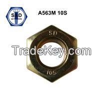 ASTM A563 Heavy hex nuts;ASTM A563 Gr.A Hex Nuts with HDG;ASTM A563 10S  Heavy Hex Nuts