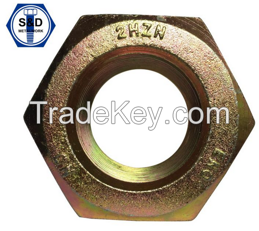 ASTM A194 2H/2HM/Gr.8 Heavy Hex Nuts            