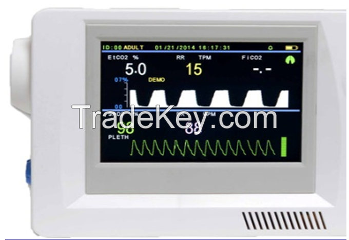 Desk Tabletop CO2 Monitor &amp; Oximeter (Capnograph)