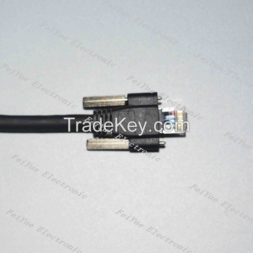 Industrial automatic visual camera ethernet cable for Gige CCD camera