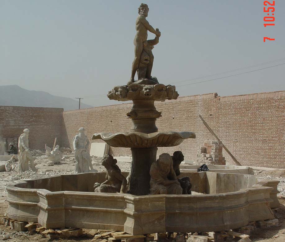 stone carving  fountain