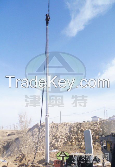 AT540QJ high head electric submersible deep well water pump
