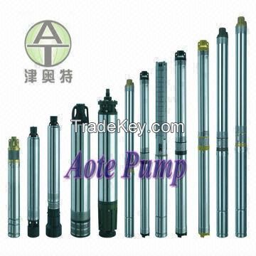 stainless steel 100QJ sereis submersible water pumps