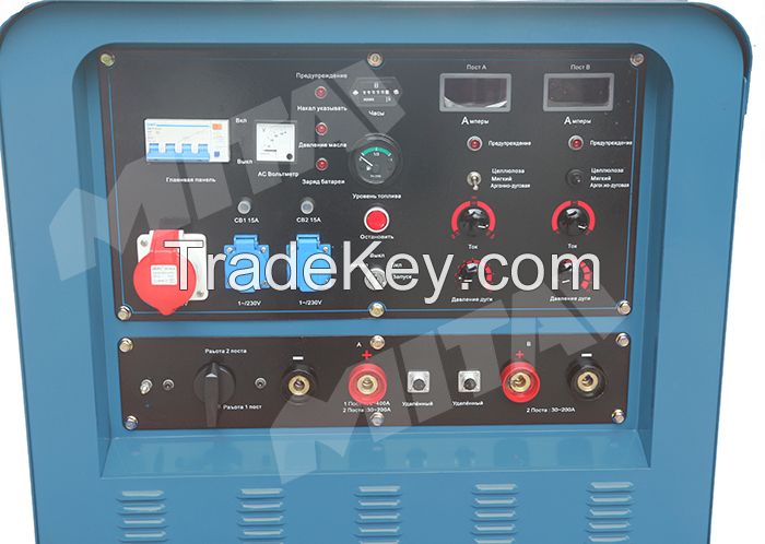 Multi-operator Diesel Engine Drivens Welders