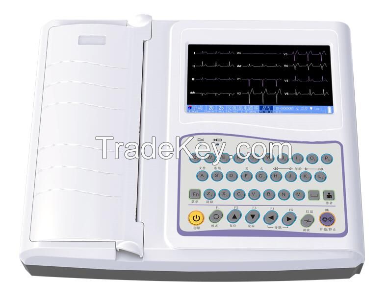 ECG-C12B 12 Channel ECG Machine With Color Screen