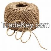 10M Twisted Burlap Jute Twine Rope Thick Natural Hemp Cord Sisal Rope 6mm