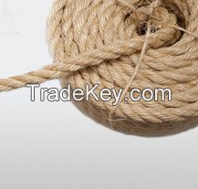 6MM 1/4" Jute Sisal Rope Coils Garden Decking 			