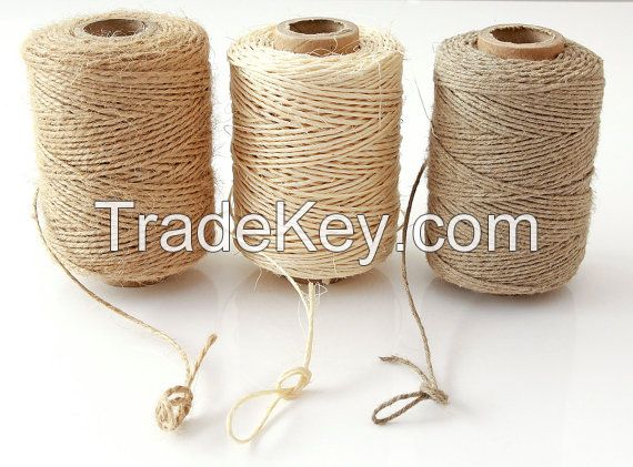 make a rope basket with sisal fiber