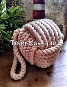 rope for lashing nets to scaffolding