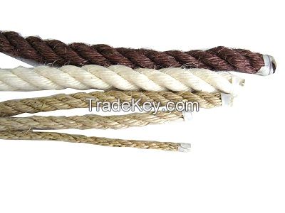 strands are twisted  ro make the rope