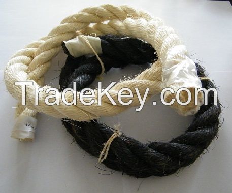 "3/8""300ft sisal rope good wear-resiatant and anticonrosion use for industrial,available as coil  "