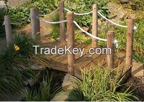 Grass for cordage for decking garden