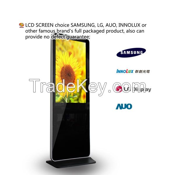 42" 55" 65" android HD network touch lcd led interactive kiosk