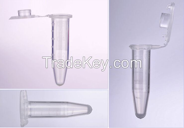 0.6 ml  Plastic Microcentrifuge Tube With Lids 