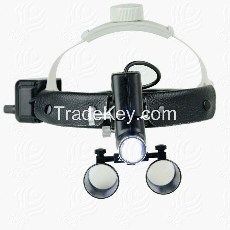 Headband Dental Surgical Loupes with LED headlight