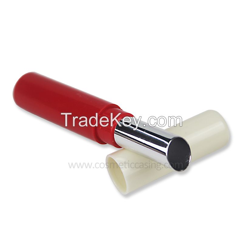 Slim Lipstick Container Plastic Lipstick Tube Cosmetics Packaging Lip Balm Case