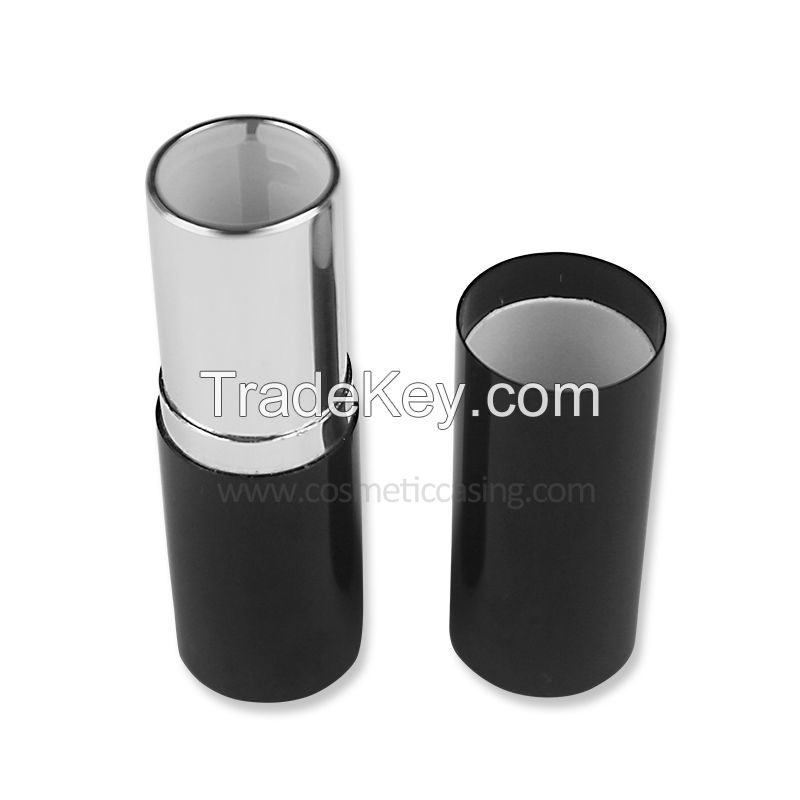 Black Lipstick Container Aluminium Lipstick Tube Cosmetics Packaging