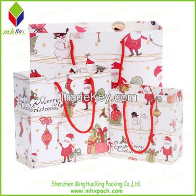 Customized Printing Christmas Gift Paper Bag