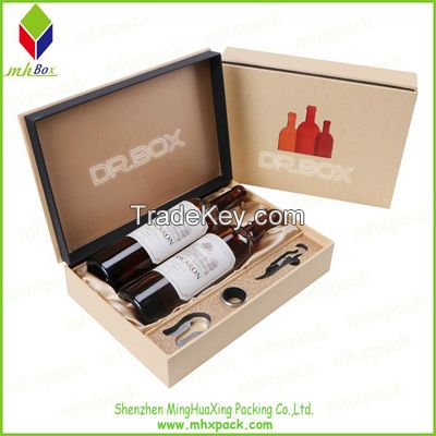 Customized High Quality Wine Packing Gift Box