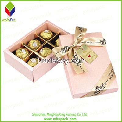 Delicate Paper Gift Packaging Chocolate Box